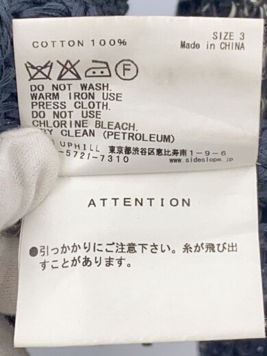 商品画像：ジップパーカー/3/コットン/BLK 4