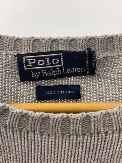 商品画像：90s/香港製/コットンニット/L/コットン/GRY 3