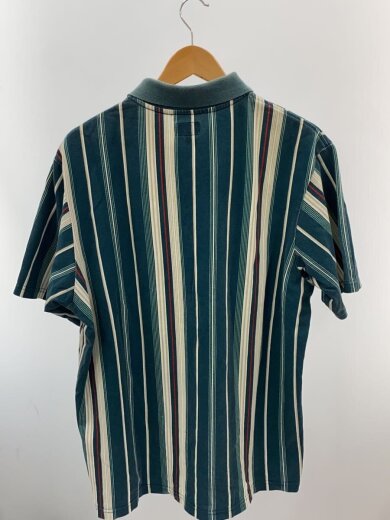 商品画像：ポロシャツ/M/コットン/GRN/ストライプ/20ss/色褪せ 2