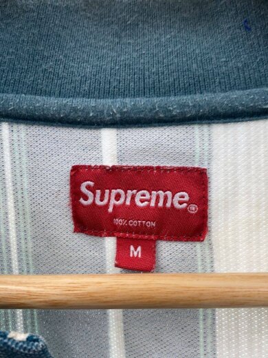 商品画像：ポロシャツ/M/コットン/GRN/ストライプ/20ss/色褪せ 3