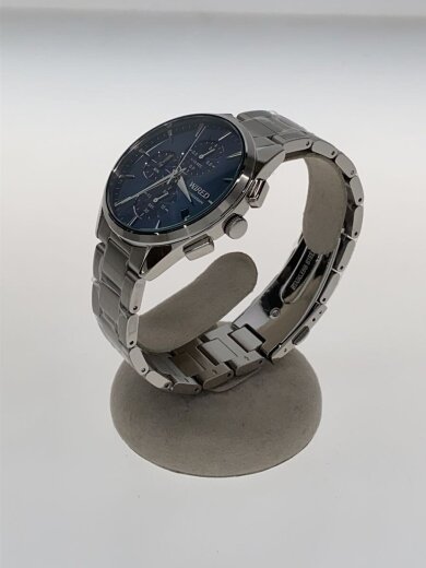 商品画像：クォーツ腕時計/アナログ/NVY/SLV/VD57-KBH0 2