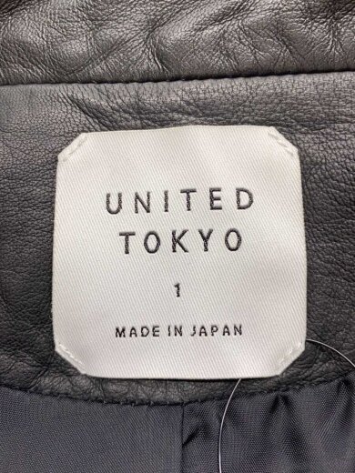 商品画像：レザージャケット・ブルゾン/1/レザー/BLK 3