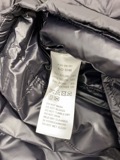 商品画像：ダウンジャケット/36/ナイロン/BLK/無地/18A-KW-001 4