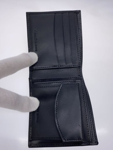 商品画像：2つ折り財布/レザー/BLK// 4