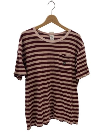 商品画像：Tシャツ/S/コットン/BRD/ボーダー/QV664// 1