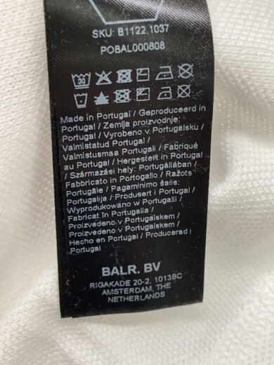 商品画像：ポロシャツ/L/--/WHT/B1122 1037// 4