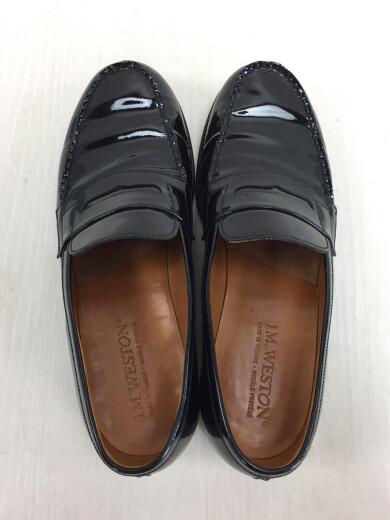 画像：J.M.WESTONSIGNATURE LOAFER BLACK PATENT/シグニチャーローファー/6ハーフC/パテントレザー4