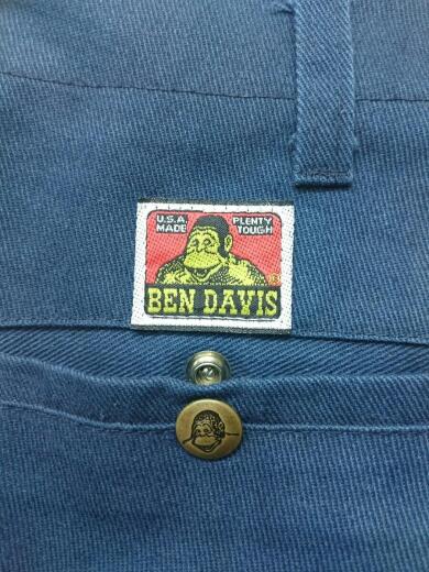 画像：BEN DAVISBEN DAVIS ベンデイビス/90s/黄色タグ/USA/コットンツイルワークパンツ3