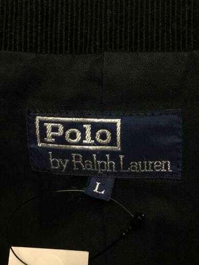 画像：POLO RALPH LAURENテーラードジャケット/L/コーデュロイ/BLK4