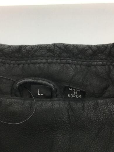 画像：その他ブランドhunt club/レザージャケット・ブルゾン/L/レザー/BLK4