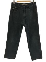 Paco Sports/ボトム/36/コットン/BLK/無地