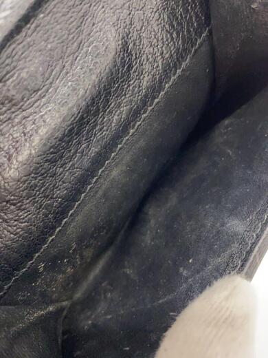 画像：GUCCI3つ折り財布/レザー/BLK/無地/レディース/131848・0416/使用感有5