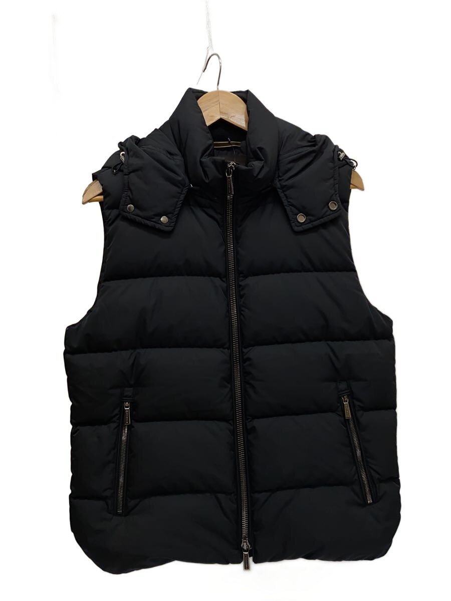 MOORER / FIRE-WK ダウンベスト/46/ナイロン/ブラック/無地