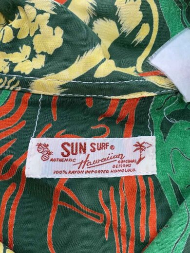 商品画像：00s/半袖シャツ/グリーン/総柄 3