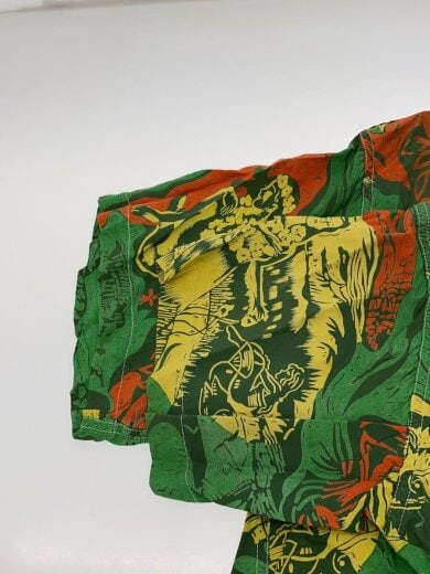 商品画像：00s/半袖シャツ/グリーン/総柄 4