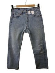 90S/USA製/ボトム/29/デニム/IDG/無地/リメイク・裾直し有