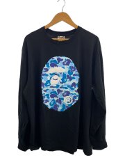 abc camo/長袖Tシャツ/2L/コットン/ブラック