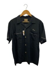 MONTE CARLO INN/半袖シャツ/L/レーヨン/ブラック/SE38618