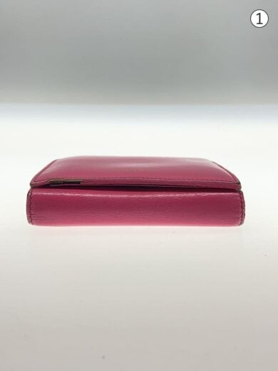 商品画像：角スレ/内側汚れ/コインケース汚れ/ハガレ有/財布/ピンク/レディース/HPP362673// 4