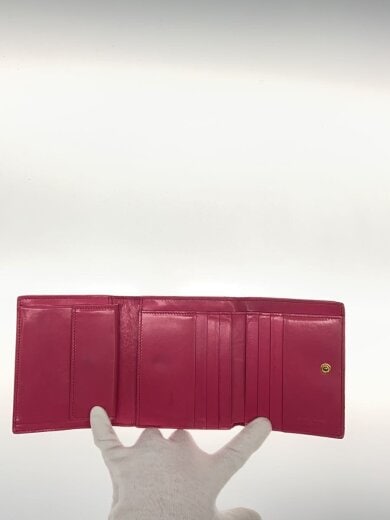 商品画像：角スレ/内側汚れ/コインケース汚れ/ハガレ有/財布/ピンク/レディース/HPP362673// 7