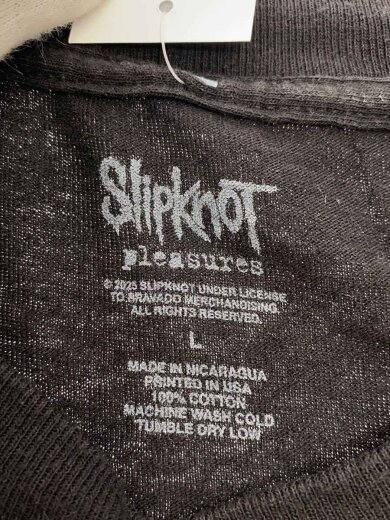 商品画像：×Slipknot/Face Tee/Tシャツ/L/コットン/ブラック// 3