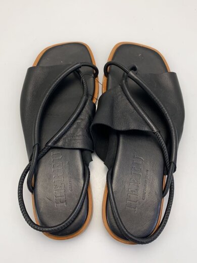 商品画像：フラットサンダル/36/BLK/フェイクレザー 3
