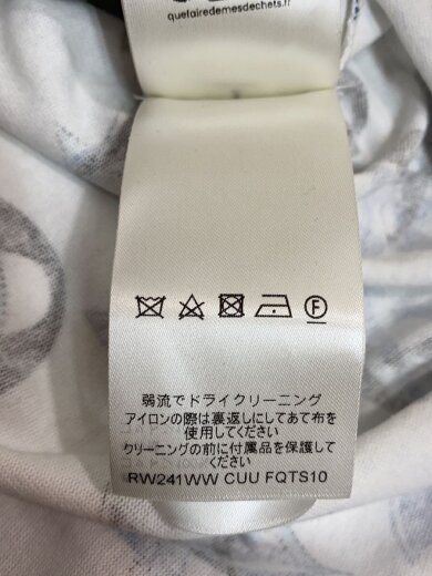 商品画像：3Dマヒナ モノグラムTシャツ/S/コットン/ホワイト×ブルー/総柄/RW241WW CUU FQTS10 5