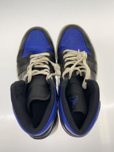 商品画像：AIR JORDAN 1 MID/エアジョーダン 1 ミッド/ブラック/554724-068/US9/BLU 3