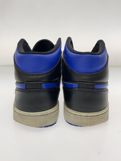 商品画像：AIR JORDAN 1 MID/エアジョーダン 1 ミッド/ブラック/554724-068/US9/BLU 7