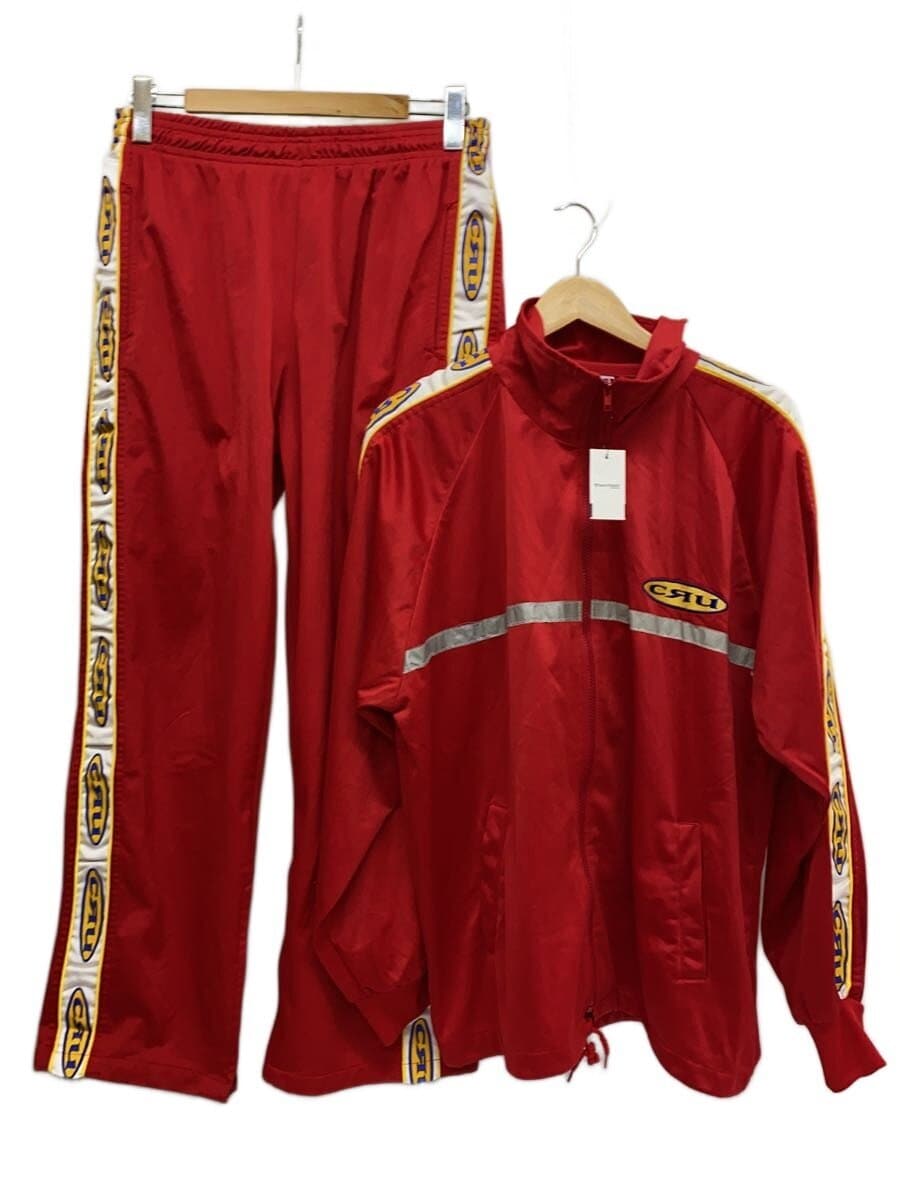 その他ブランド / 90s/CRU DESIGNS/サイドライン ジャージ セットアップ/L/レッド/MADE IN USA