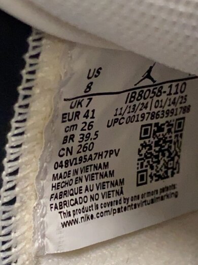 商品画像：AIR JORDAN 1 LOW PRM/ローカットスニーカー/26cm/ベージュ/コットン/IB8058-120// 5