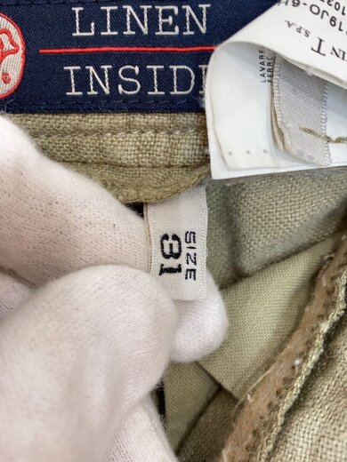 画像：ARMANI JEANS00s/ボトム/31/リネン/グリーン5
