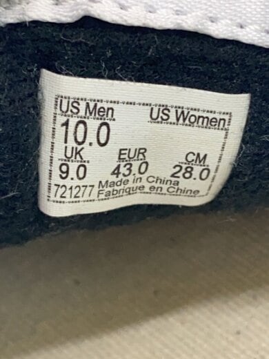 商品画像：SID DX/ローカットスニーカー/28cm/BLK/スウェード/ソール減・使用感有 5