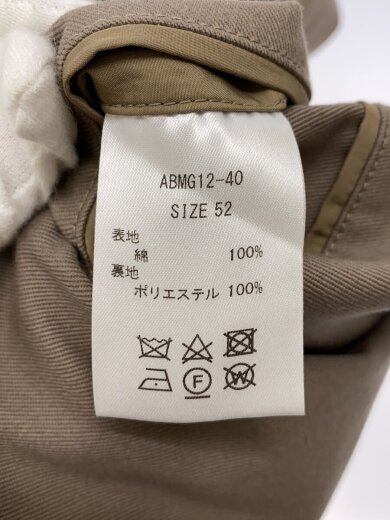 商品画像：MOVER GARMENTS/ダブルブレスト コットンジャケット/52/サンドベージュ/ABMG12-40 4