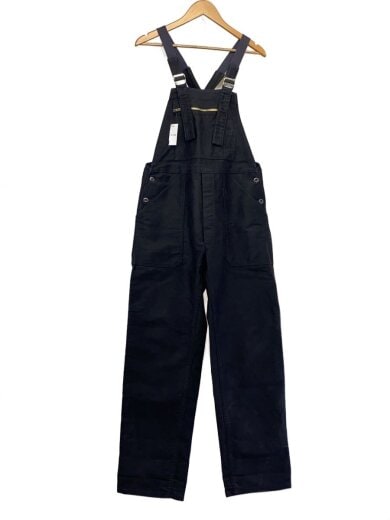 商品画像：50s/EURO/フレンチワーク/ブラックモールスキン/オーバーオール/BLK/無地 1