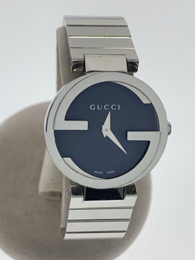 商品画像：インターロッキング/クォーツ腕時計/アナログ/ステンレス/BLK/SLV/SS/133.5 1