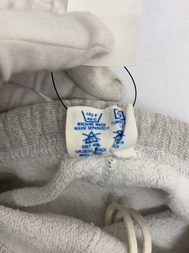 商品画像：80s/USA製/REVERSE WEAVE/ボトム/L/コットン/グレー/ポケットシミ有/リペア有 4