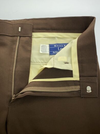 商品画像：70s～80s/Action Slacks/ロケットTALON/スラックスパンツ/ブラウン 3