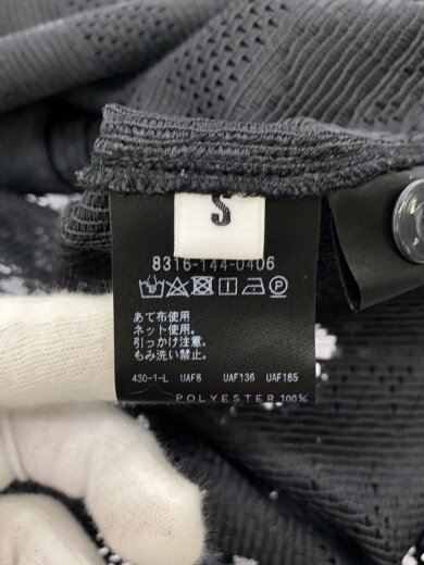 商品画像：RASCHEL LACE BASEBALL SHIRT/半袖シャツ/S/ポリエステル/ブラック// 4