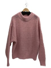 25AW/アルパカ混BIG プルオーバー/FREE/アルパカ/PNK/無地/25080912293040