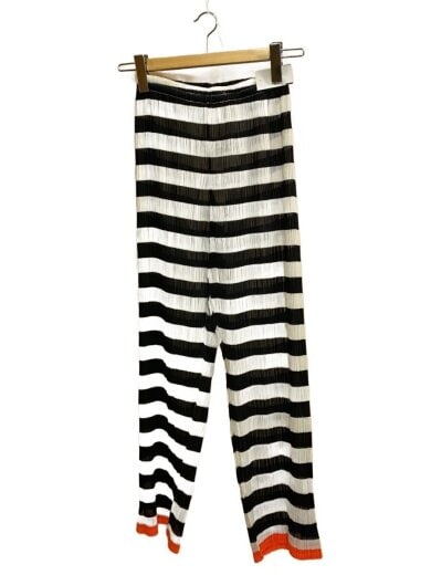 商品画像：2016春/ボトム/S/ポリエステル/ホワイト×ブラック/ボーダー/IM61-FF806 1