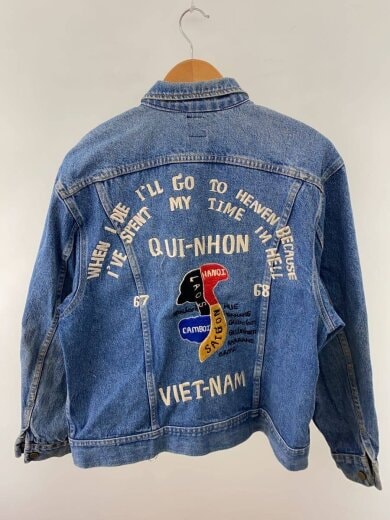 商品画像：80s/USA製/ベトジャン刺繍/220-J/L/デニム/IDG/PATD-153438 2