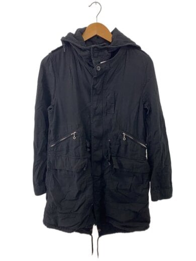 商品画像：Y2K/モッズコート/1/コットン/ブラック 1