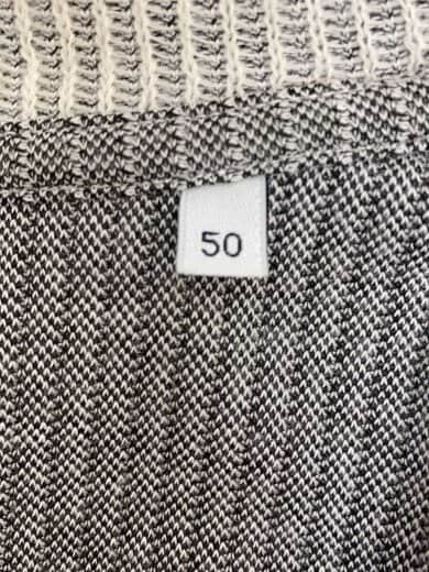 商品画像：SHRUNKEN FULLZIP POLO/50/ウール/GRY/無地/M4216SG 4