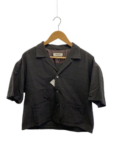 商品画像：BLC CHECK CROPPED OP SHIRT/M/コットン/BLK/チェック/8316-149-0195// 1