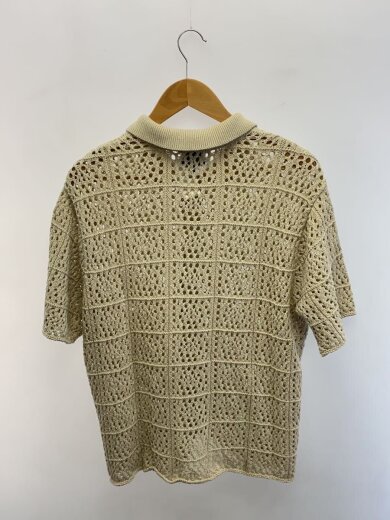 商品画像：22SS/CROCHET SHIRT/半袖シャツ/M/コットン/BEG/117127 2