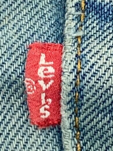 商品画像：90s/501/後染め/ストレートパンツ/30/デニム/インディゴ/破れ/リペア有 4