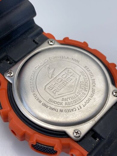 商品画像：クォーツ腕時計・G-SHOCK/デジアナ/ラバー/BLK/ORN 3