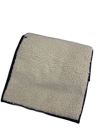 画像：HYKEボアストールマフラー/ポリエステル/IVO/無地/レディース/172-121731