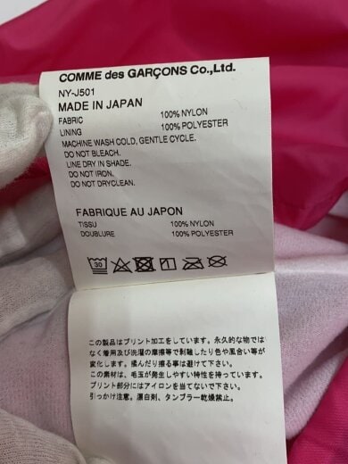 商品画像：AD19/バックロゴプリント/コーチジャケット/L/ナイロン/ピンク/NY-J501 5